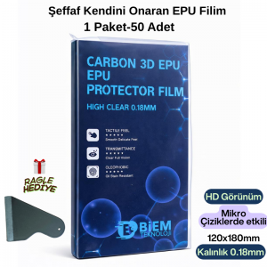 BİEMTEK Nano Şeffaf Repaır 120*180mm Paket 50 li (0.18mm Kalın )