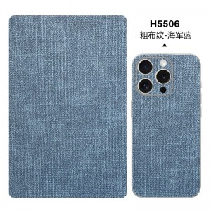 3M H5506 Arka Kaplama Lacivert Kaba Kumaş Dokusu