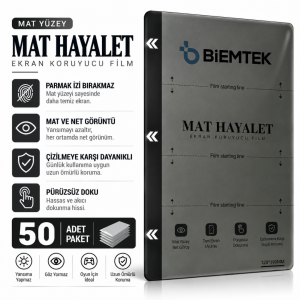 BİEMTEK Nano Mat Hayalet 120*200mm Paket 50 li