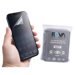 Rova UV Mat Hayalet Ekran Koruyucu – Privacy Gizlilik Filmi, Mat Yüzey, Full Kaplama Paket 25 li