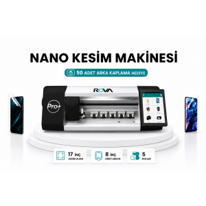 ROVA 17 İnç ( Kredili ) Nano Cam Kesim Makinesi – 8 İnç Dokunmatik Ekran