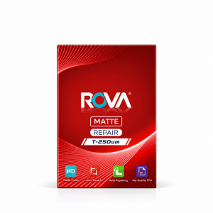 ROVA Matte Repair 0.25 mm Nano Mat Ekran Koruyucu – Çizikleri Onaran Film (Paket 25'li)