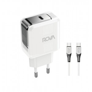 Rova SB110T PD Tek C Giriş 1 M Kablolu Şarj Başlığı 20W