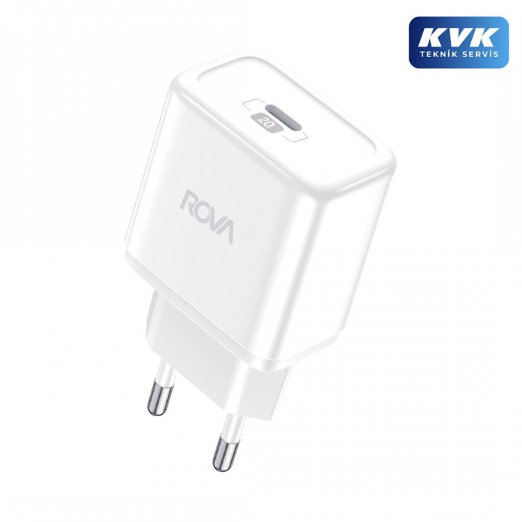 Rova SB101T Pd Hızlı Şarj Başlığı 20W ve Type-C To Type-C Şarj Kablosu